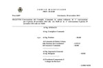 28/11: Convocazione del Consiglio Comunale